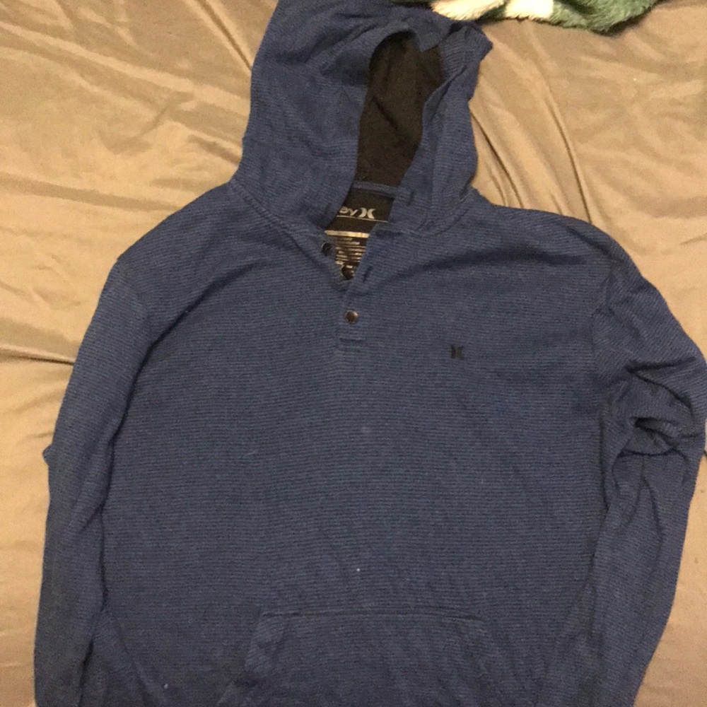 Hurley 1/4 button hoodie